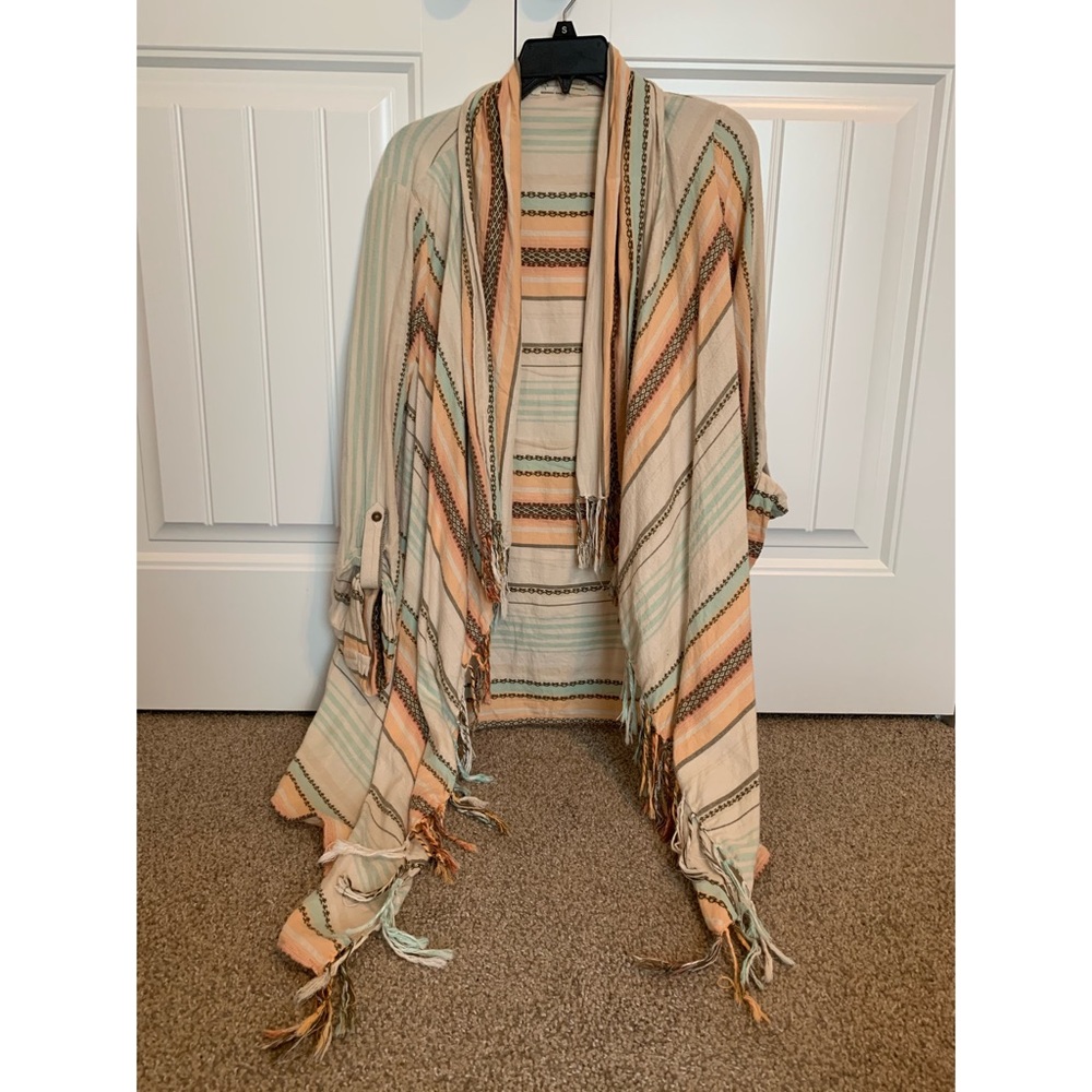 Tribal Quarter Sleeve Cover Up